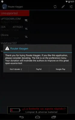 Router Keygen (Old) android App screenshot 4